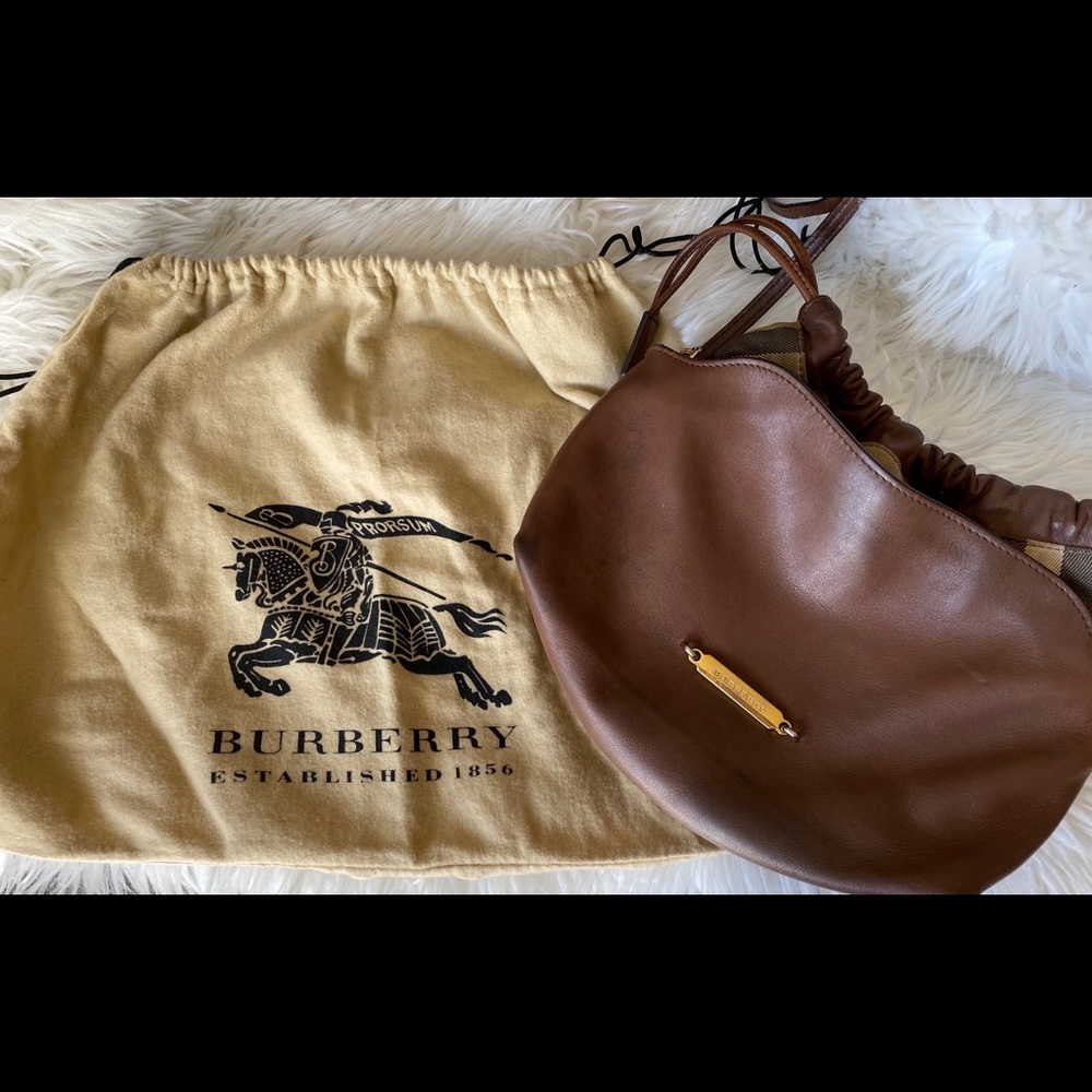 Burberry Little Crush Leather Crossbody Bag